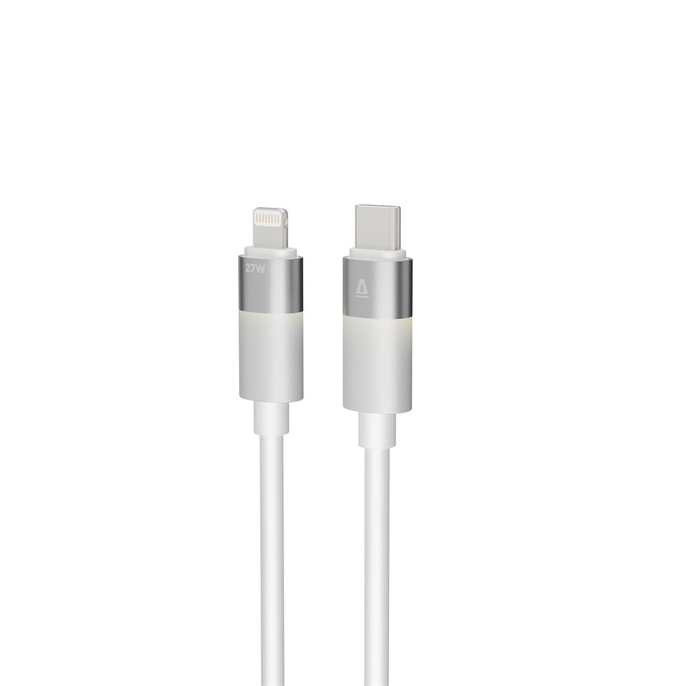 Avax CB315 GLOWY USB-C - Lightning cable 2m White
