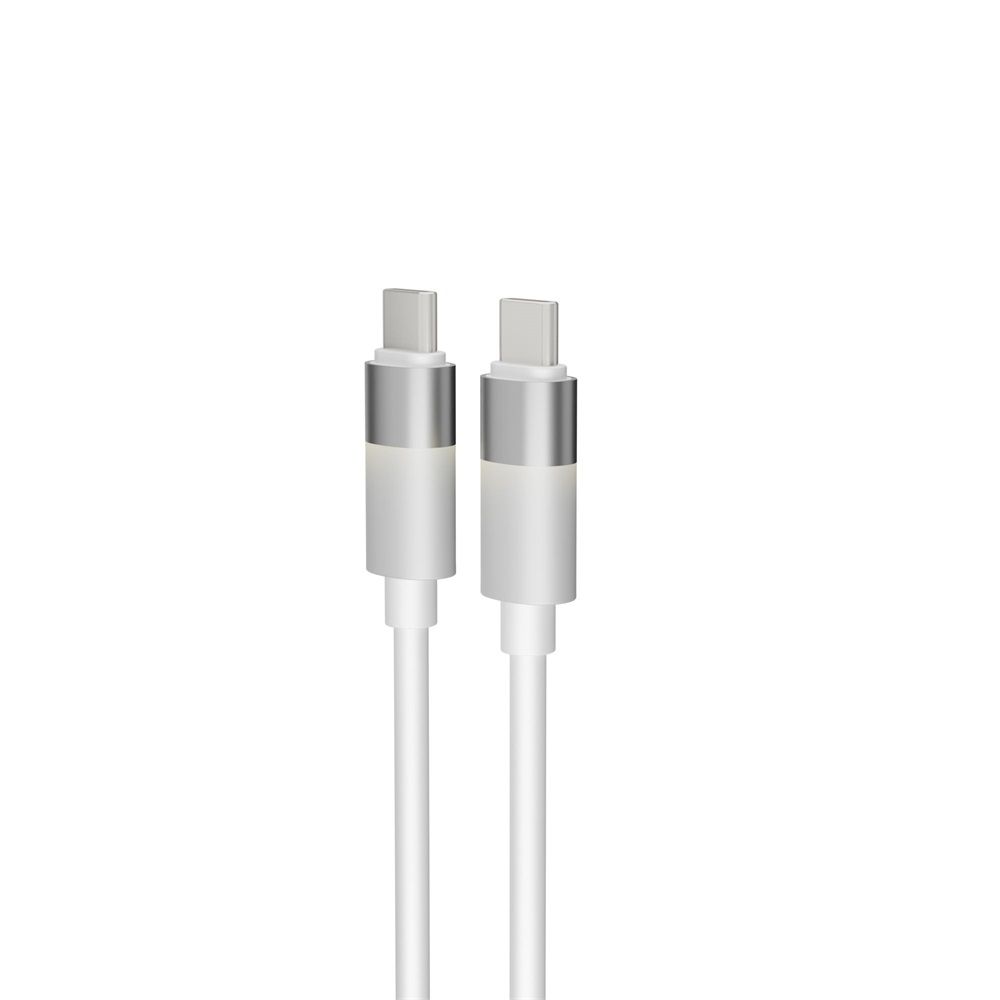 Avax CB317 GLOWY USB-C to USB-C cable 2m White