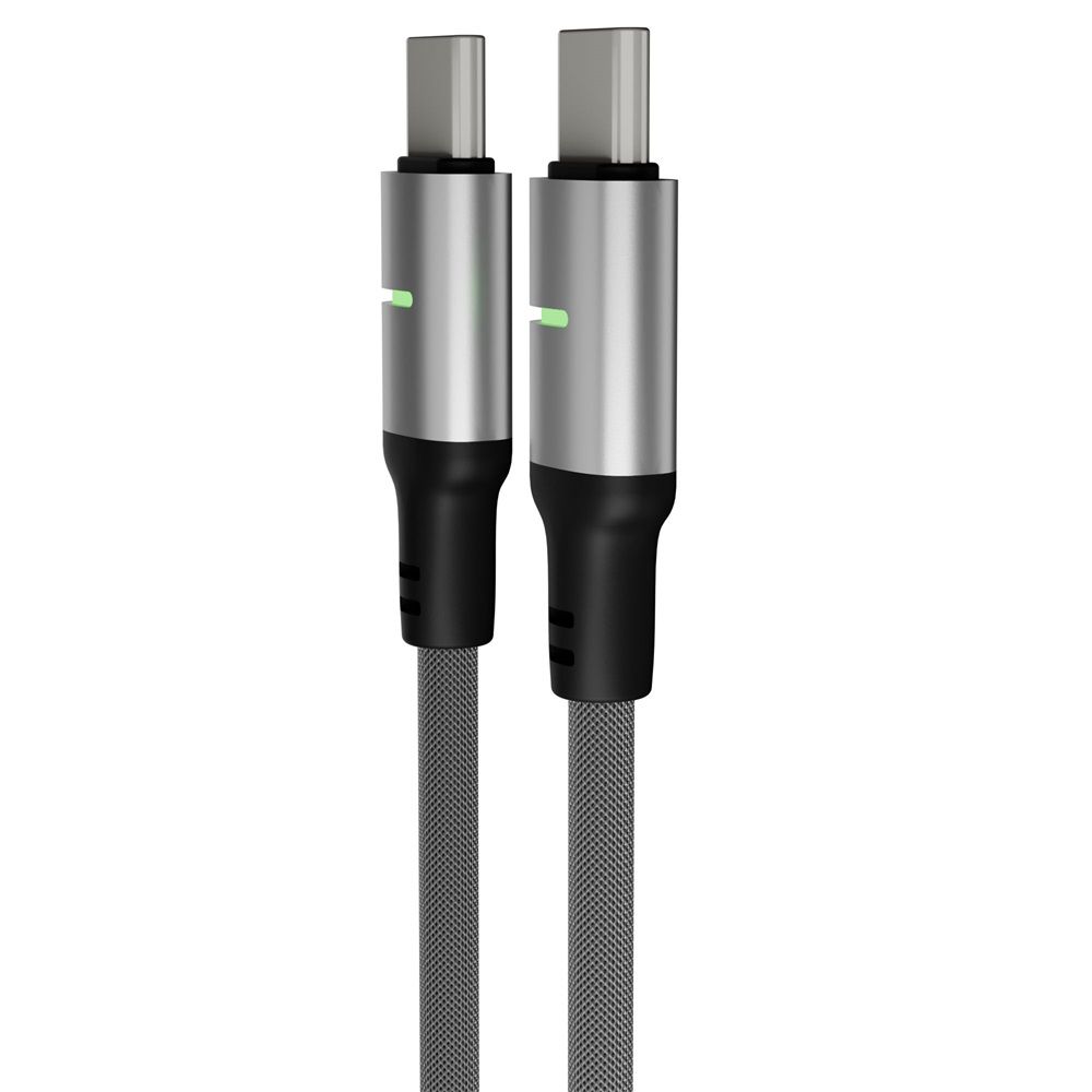 Avax CB632 STEELY LED USB-C 1m Black