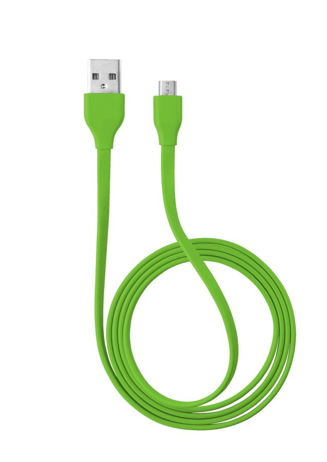 Trust Flat Micro-USB cable 1m Lime
