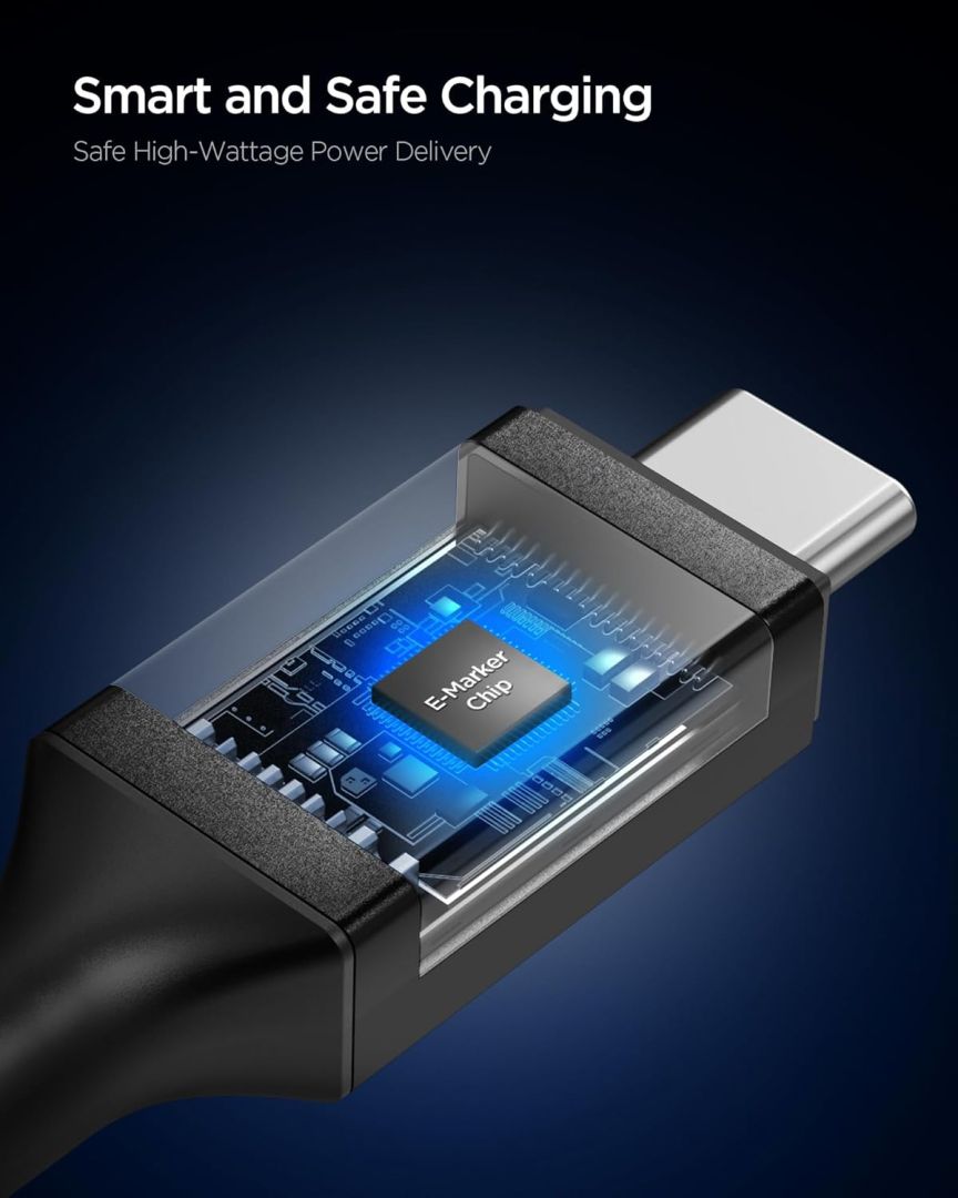 Spigen Essential USB C to USB C 100W Cable 1m Black