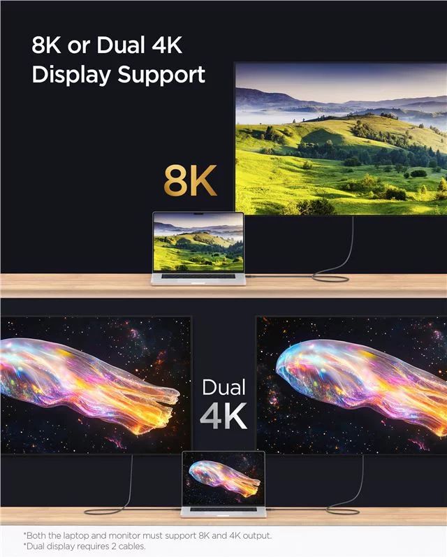 Spigen Essential USB C to USB C 240W Cable 1,2m Black