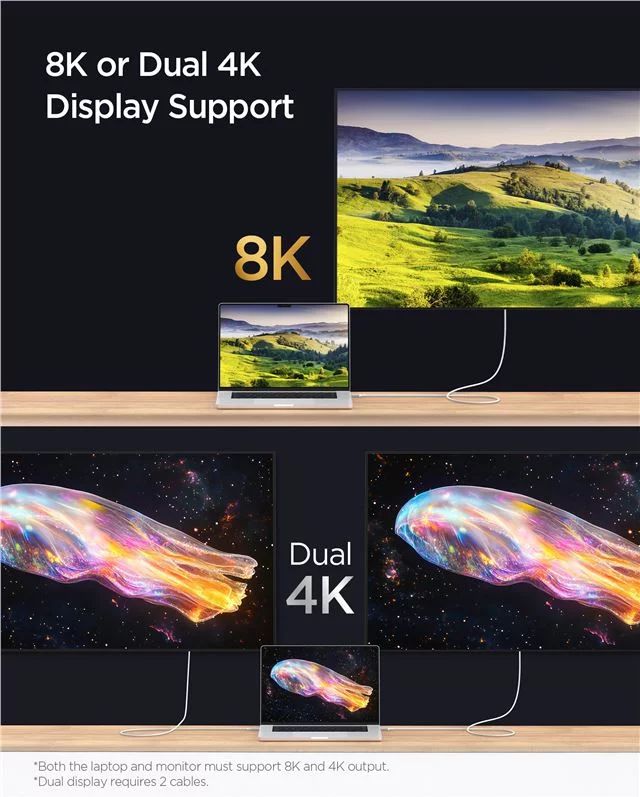 Spigen Essential USB C to USB C 240W Cable 1,2m White