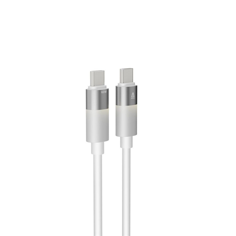 Avax CB316 GLOWY USB-C - USB-C cable 1m White