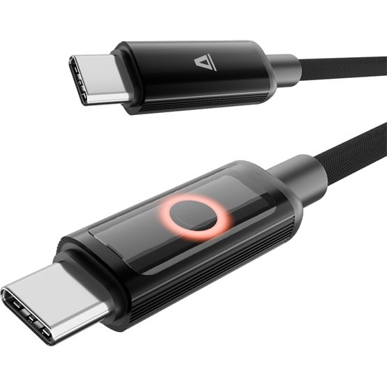Avax CB654 PULSEY USB-C - USB-C 1m Grey