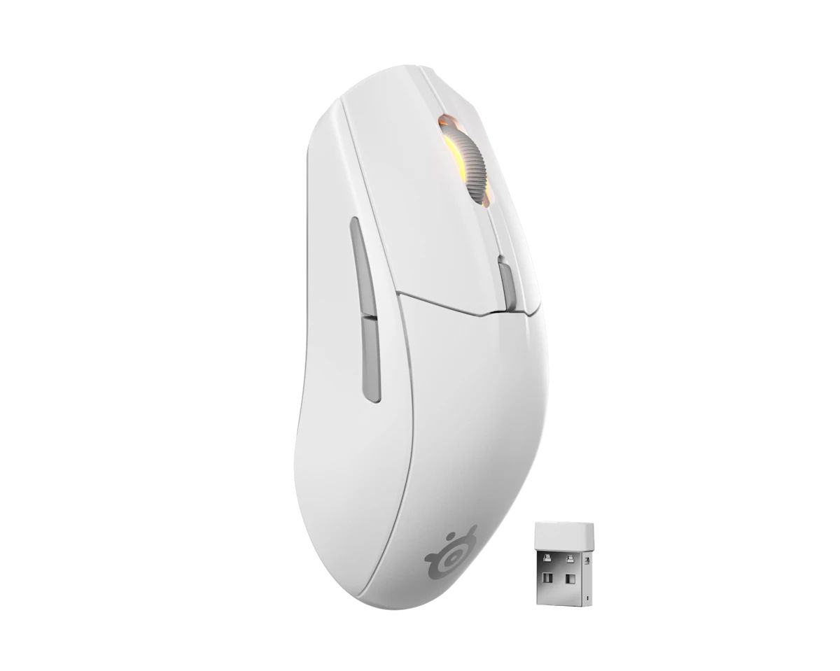 Steelseries Rival 3 Gen 2 Gaming Wireless Bluetooth Mouse White