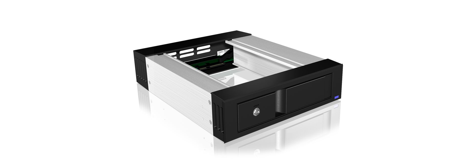 Raidsonic IcyBox IB-158SSK-B Trayless Mobil Rack for 3,5