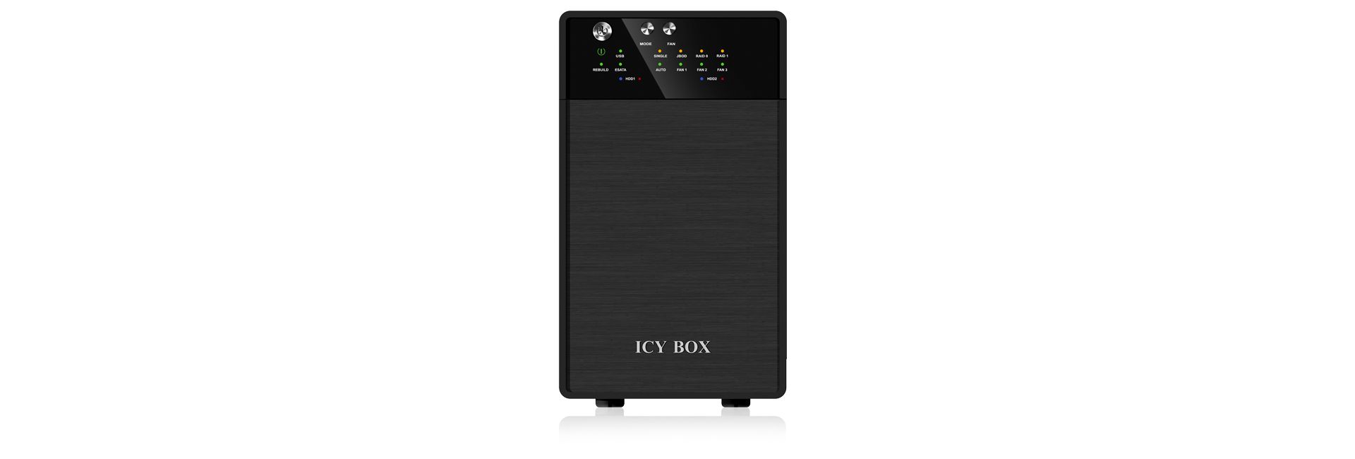 Raidsonic IcyBox IB-RD3620SU3 External dual RAID system for 3.5
