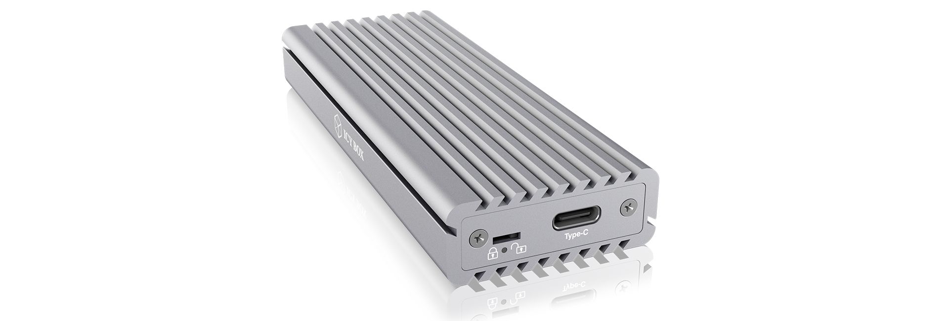 Raidsonic IcyBox IB-1817MA-C31 External Type-C enclosure for M.2 NVMe SSD Silver