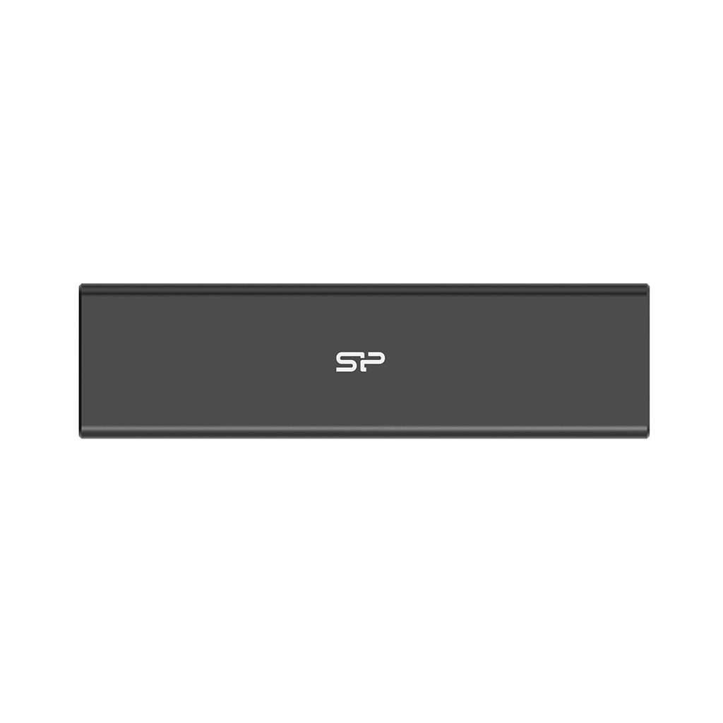 Silicon Power PD60 M.2 NVMe/SATA SSD > USB 3.2 Gen2 Type-C Enclosure Black