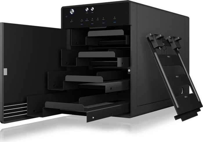 Raidsonic IcyBox IB-3740-C31 USB 3.1 (Gen 2) Type-C Single Enclosure for 4x HDD/SSD Black