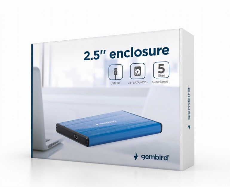 Gembird EE2-U3S-3-DB USB3.0 2,5