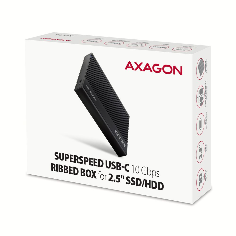 AXAGON EE25-GTR USB-C 3.2 Gen 2 - SATA 6G, 2.5
