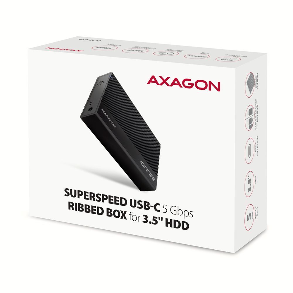 AXAGON EE35-GTR USB-C 3.2 Gen 1 - SATA 6G 3.5