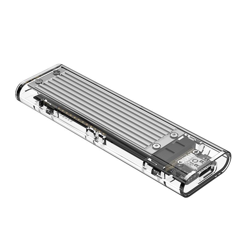 Orico TCM2-C3-SV-BP USB3.1 Type-C M.2 NVMe Enclosure Transparent