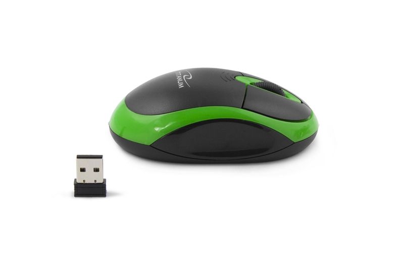 Esperanza Titanum Wireless Mouse Black/Green