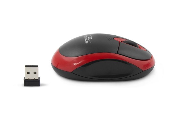 Esperanza Titanum Wireless Mouse Black/Red