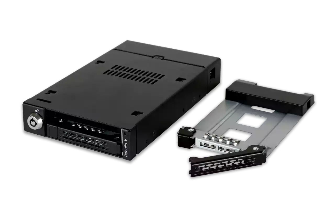 IcyDock ToughArmor RAID MB992SKR-B Rugged Full Metal Dual Bay RAID 2.5” SATA HDD & SSD Mobile Rack for External 3.5