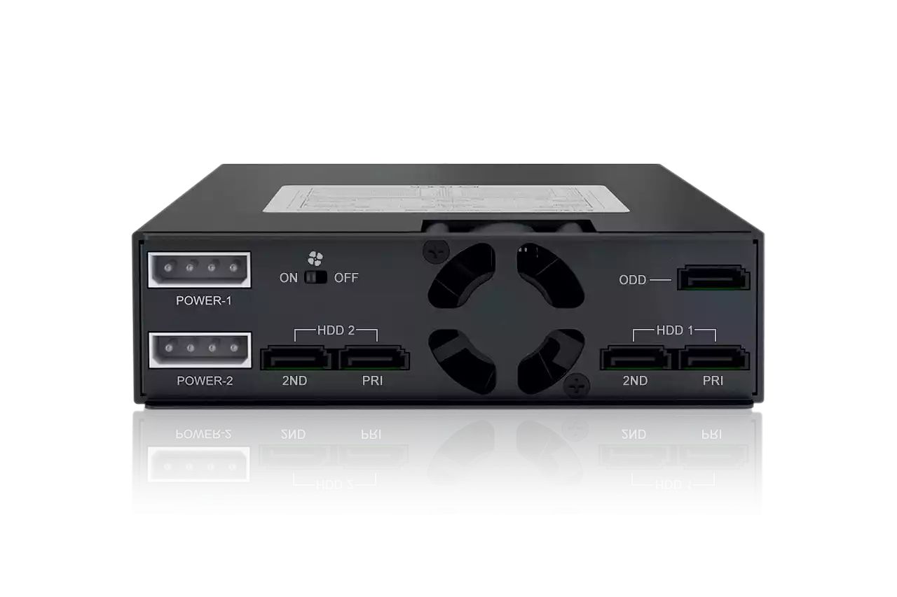 IcyDock ToughArmor MB994IPO-3SB Rugged Full Metal 2 Bay 2.5