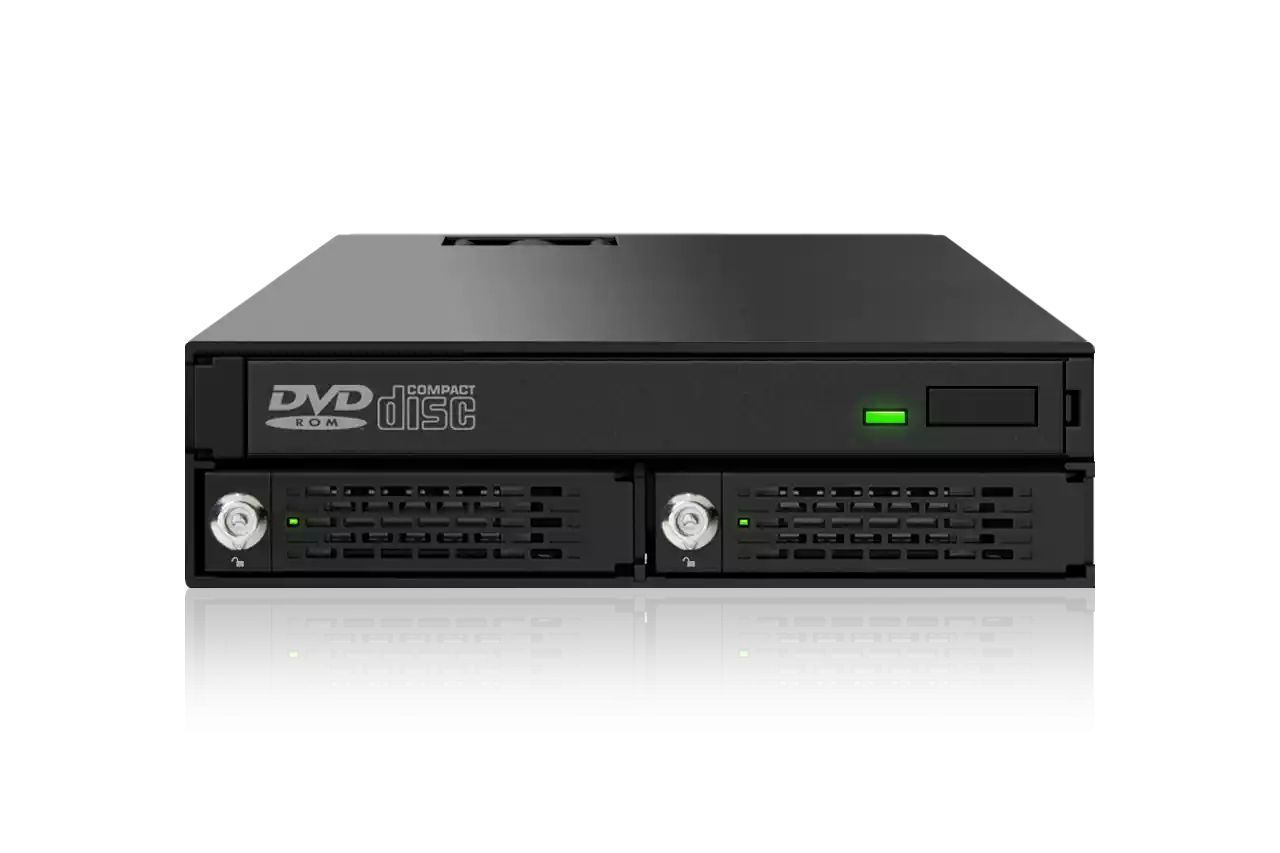 IcyDock ToughArmor MB994IKO-3SB Rugged Full Metal 2 Bay 2.5