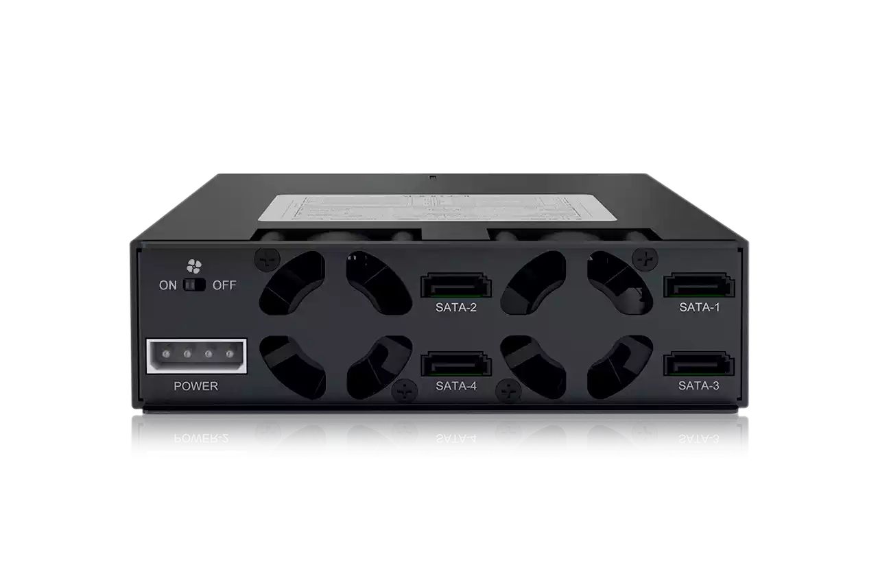 IcyDock ToughArmor MB994SP-4SB-1 Rugged Full Metal 4 Bay 2.5