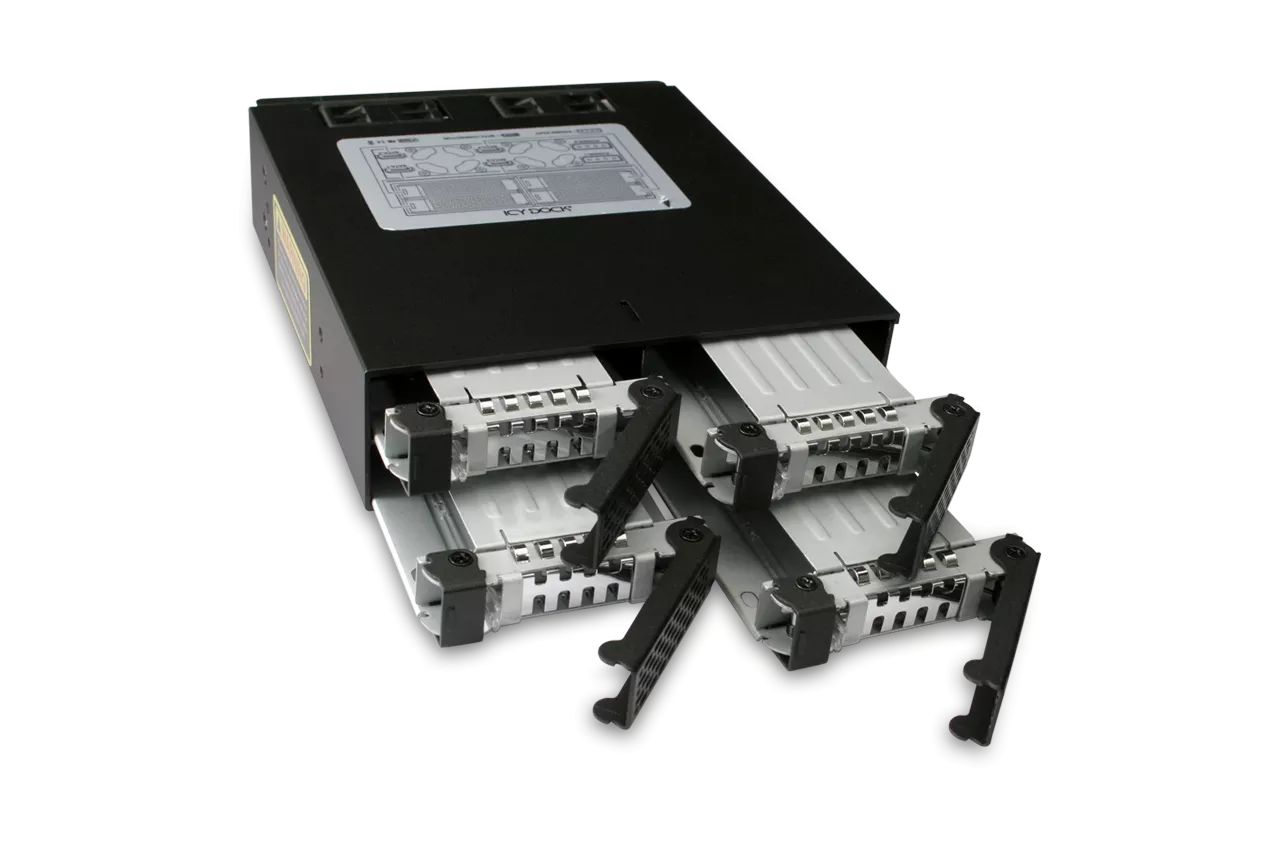 IcyDock ToughArmor MB994SP-4S Rugged Full Metal 4 Bay 2.5