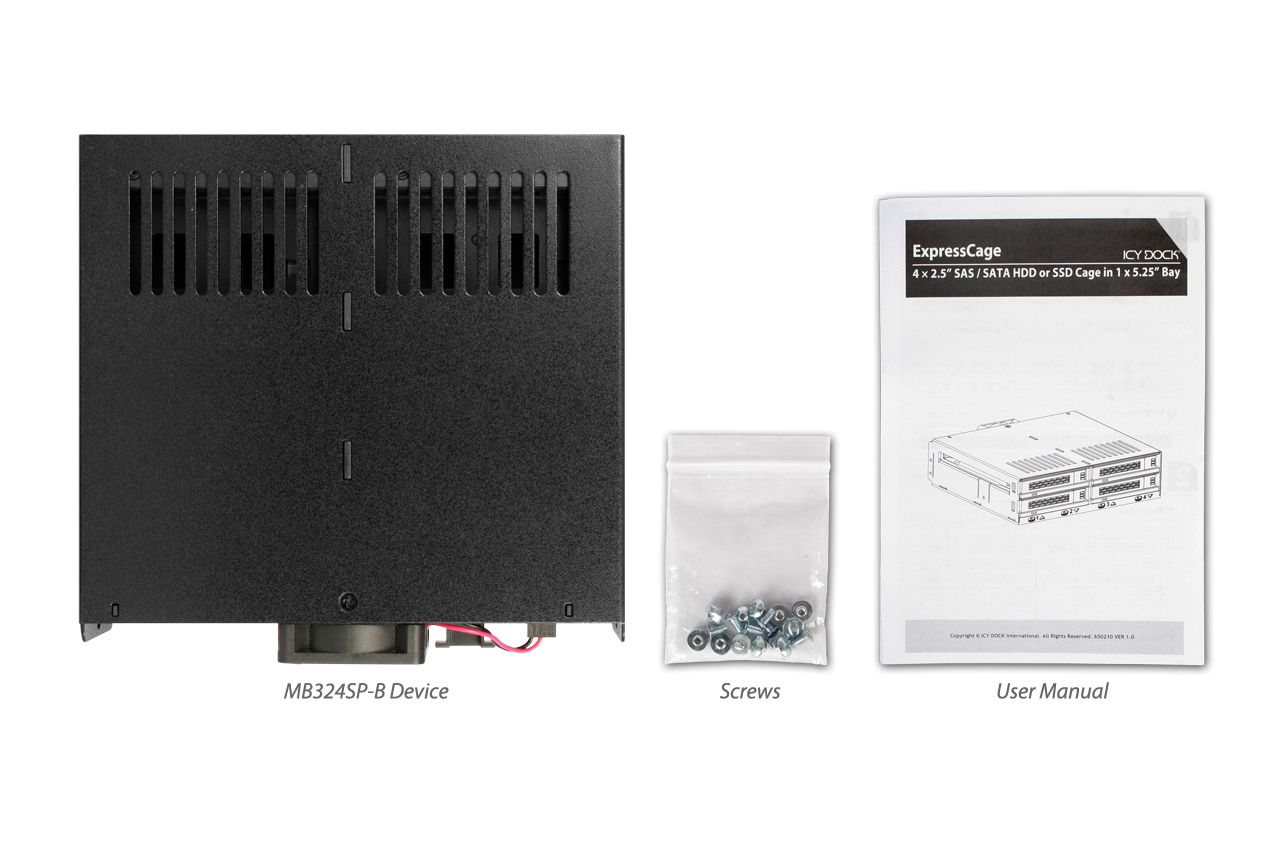 IcyDock ExpressCage MB324SP-B 4 Bay 2.5