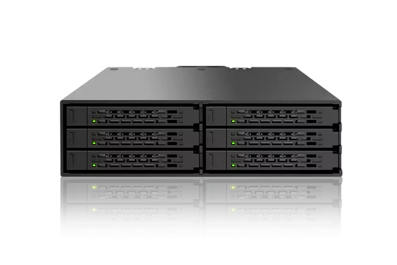 IcyDock ToughArmor MB996SP-6SB Rugged Full Metal 6 Bay 2.5