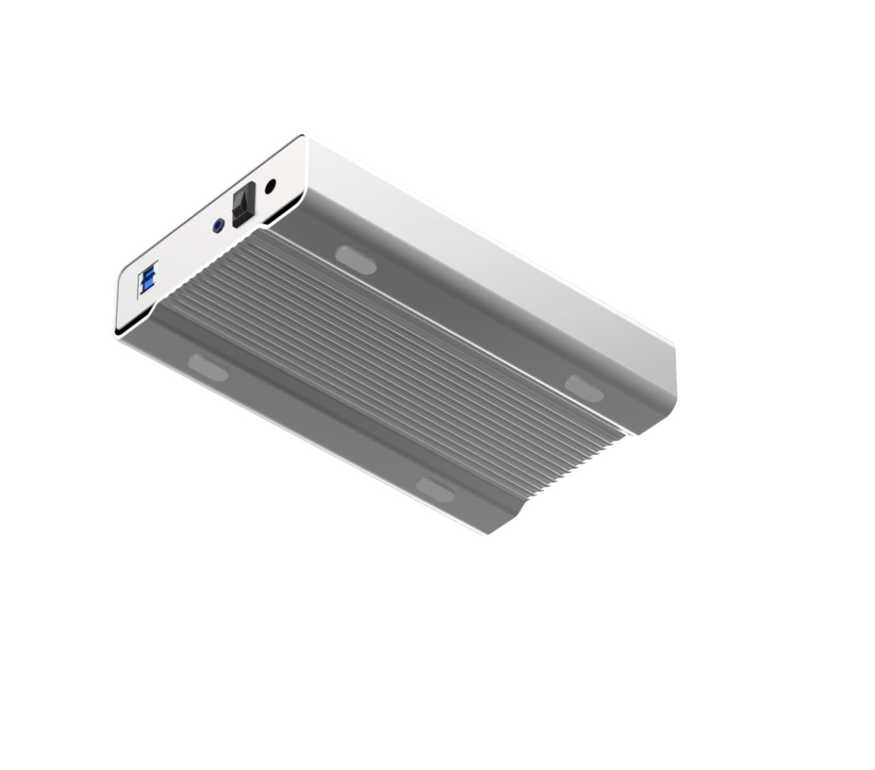 nBase EH-35ASU3S 3,5” External SATA Type-C 5Gbps Aluminium Silver