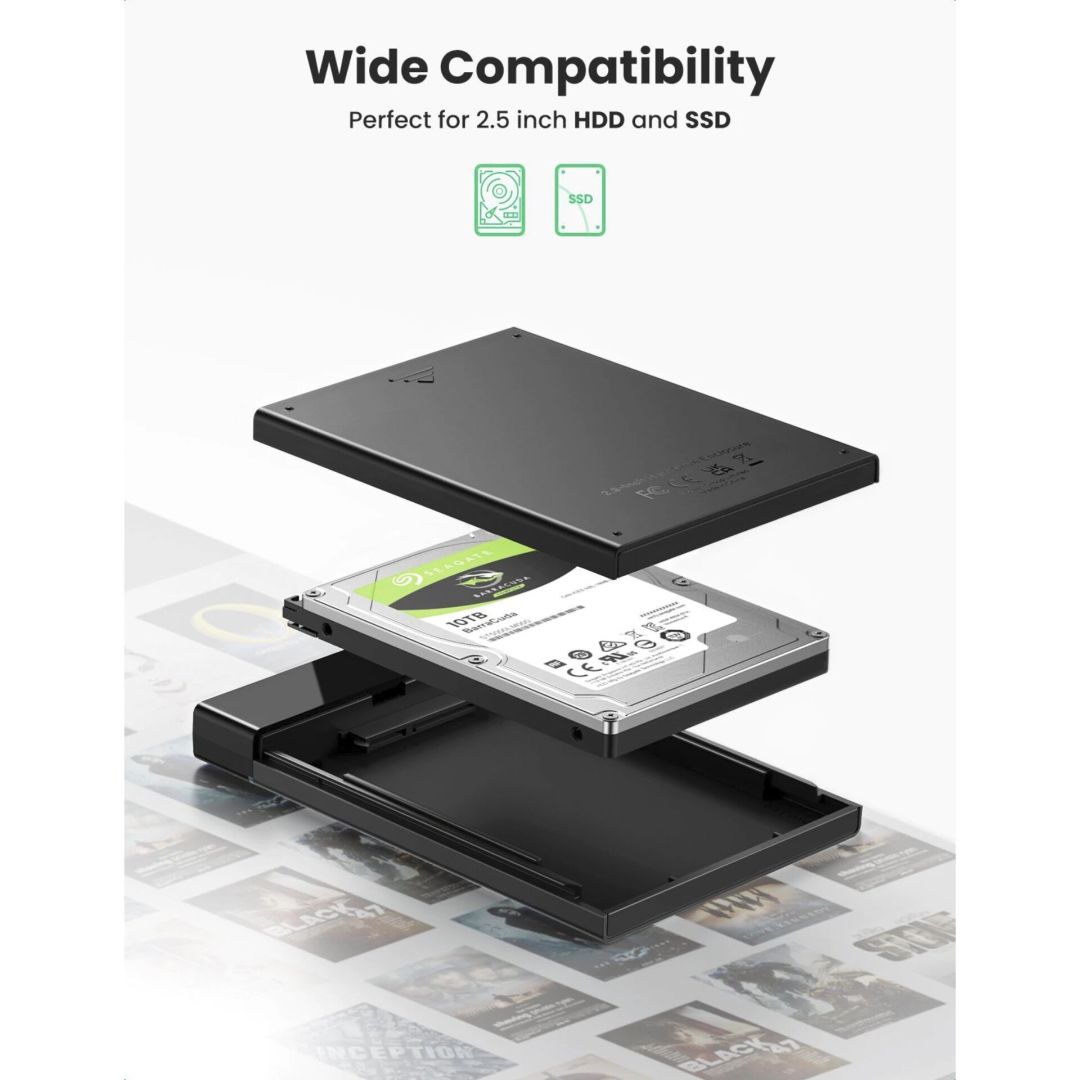 UGREEN External Hard Drive Enclosure for 2,5