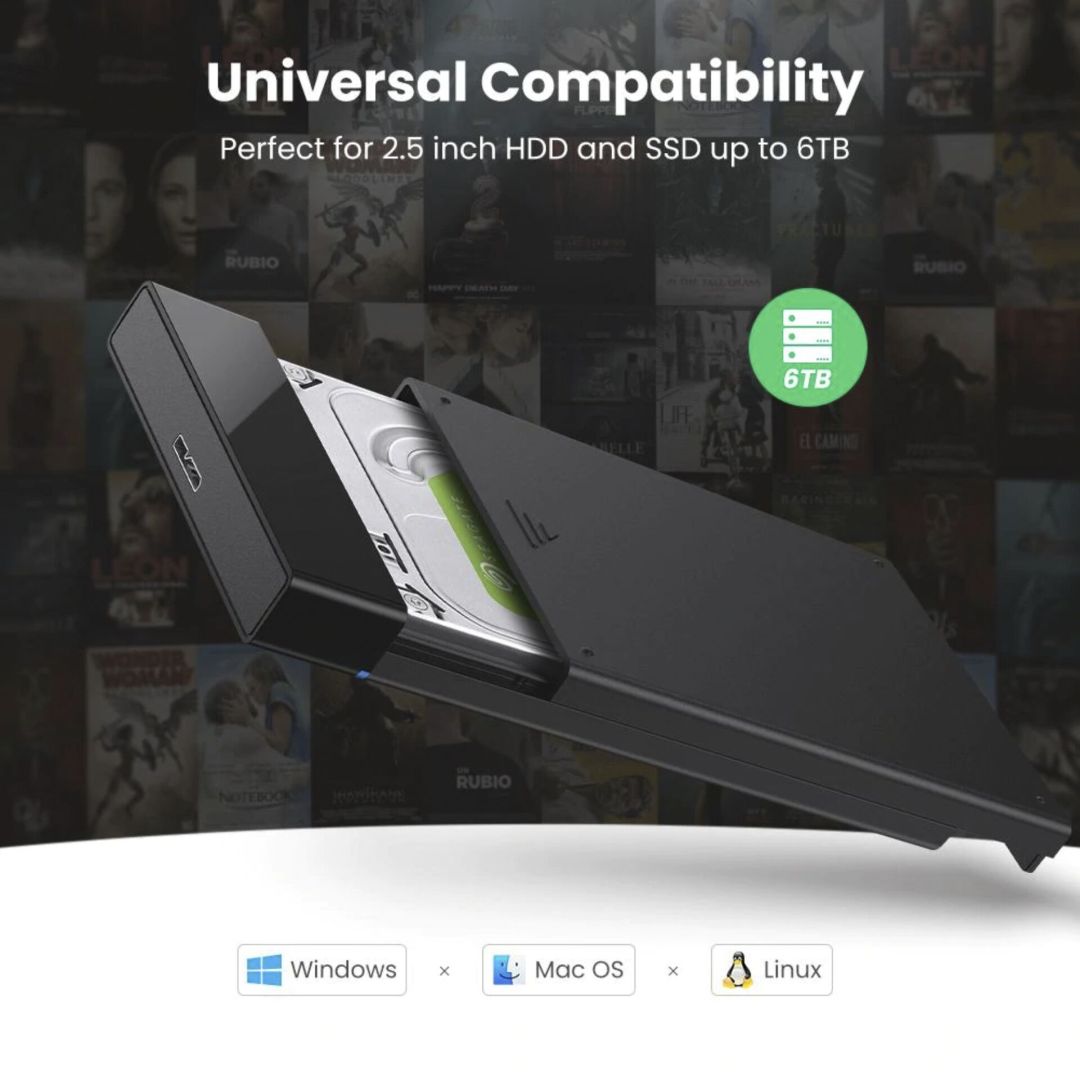 UGREEN External Hard Drive Enclosure for 2,5