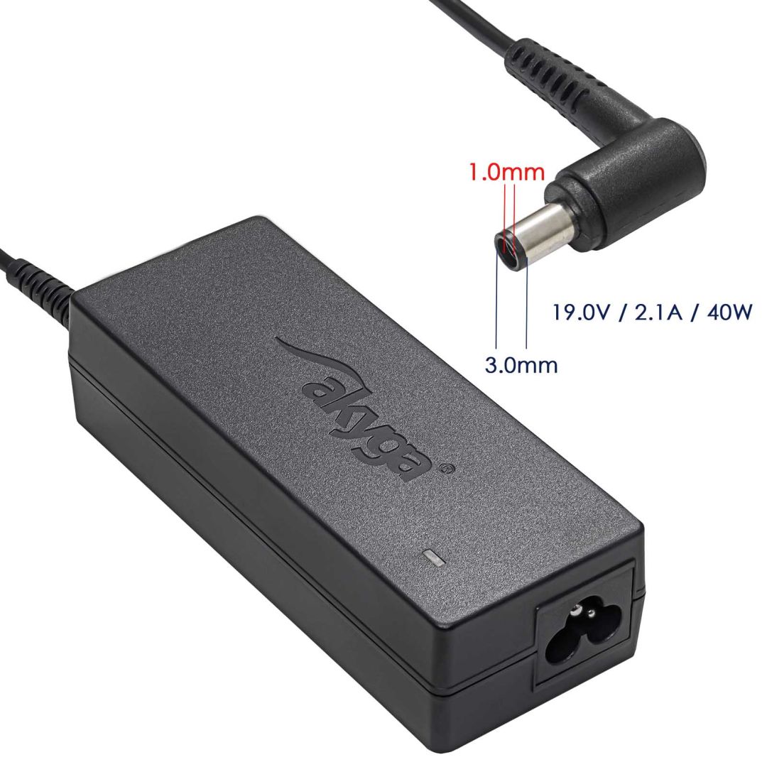 Akyga AK-ND-22 19V / 2,1A 40W 3x1mm Samsung hálózati notebook töltő