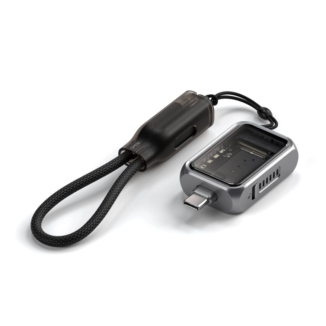 Satechi Mini NVMe SSD Enclosure Space Gray