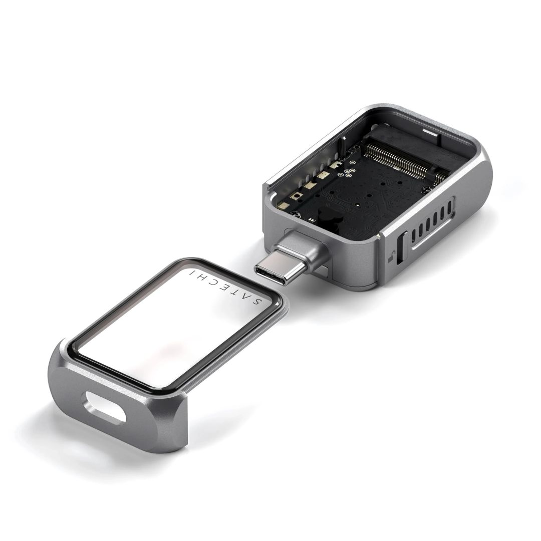 Satechi Mini NVMe SSD Enclosure Space Gray