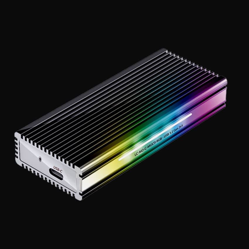 LC Power LC-M2-C-MULTI-RGB External M.2 SSD enclosures