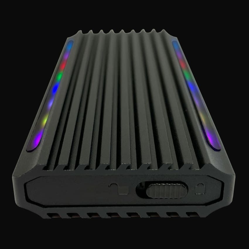 LC Power LC-M2-C-NVME-4 M.2 NVMe SSD Enclosure Black