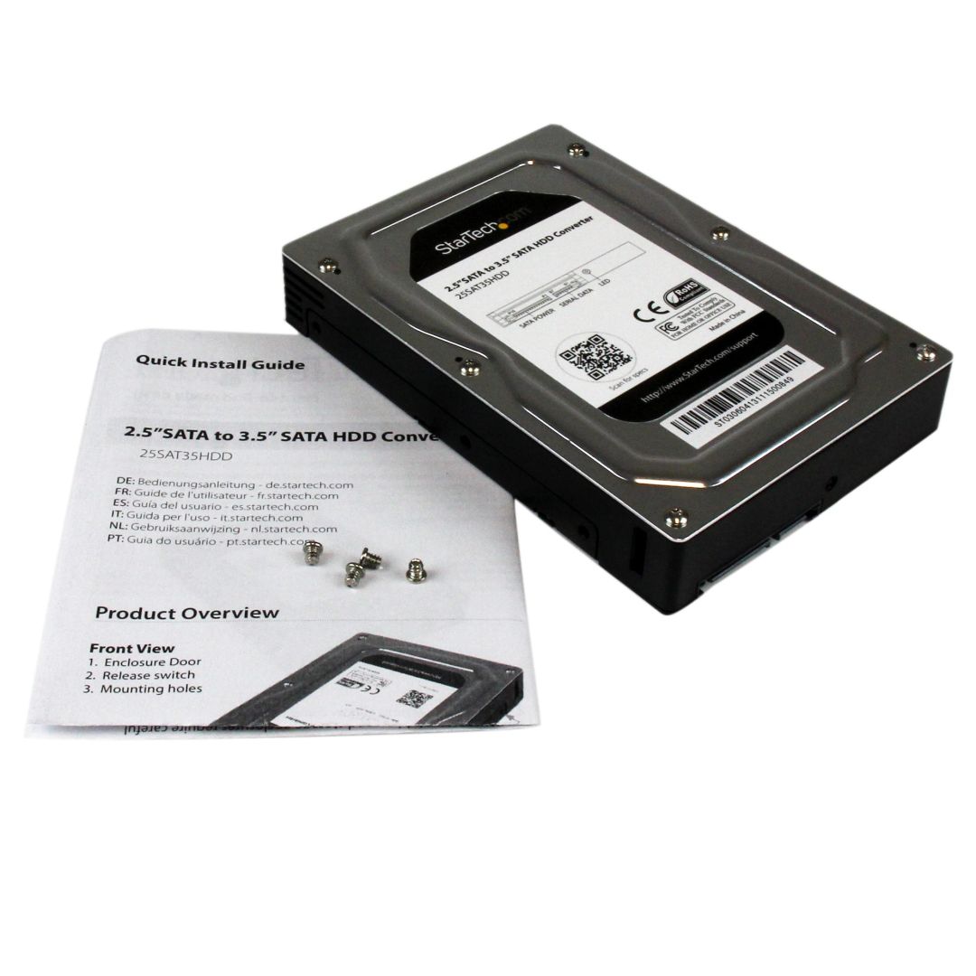 Startech 25SAT35HDD Sata Mobile Rack Black