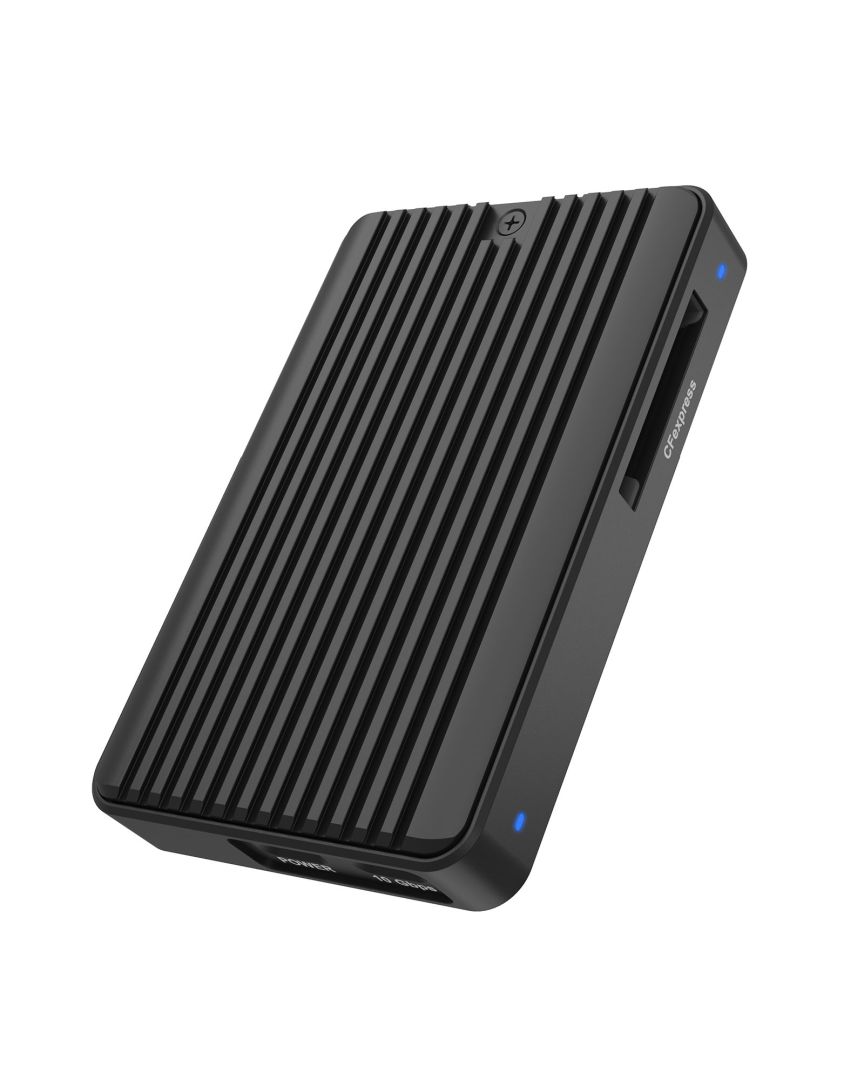 Raidsonic IcyBox IB-CR601M-C31 M.2 SSD Enclosure for M.2 NVMe & SATA SSD with integrated CFexpress Type-B card reader