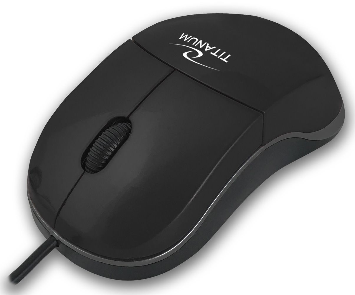 Titanium TM124K Selene Wired Mouse Black