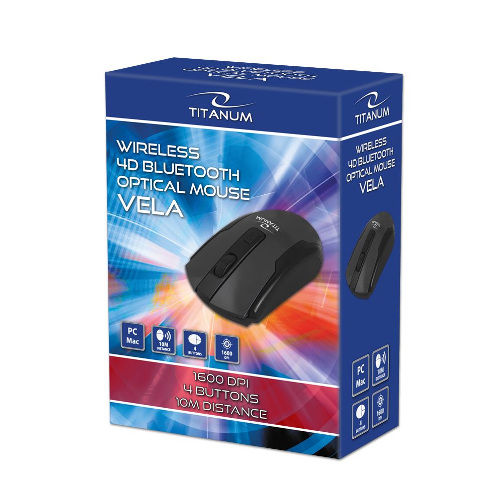 Titanium TM123K Vela Bluetooth Mouse Black