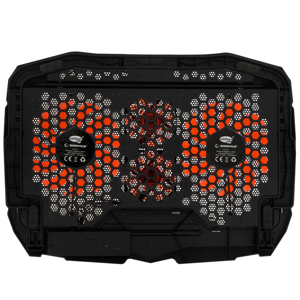 Rampage AD-RC4 Notebook hűtő Black