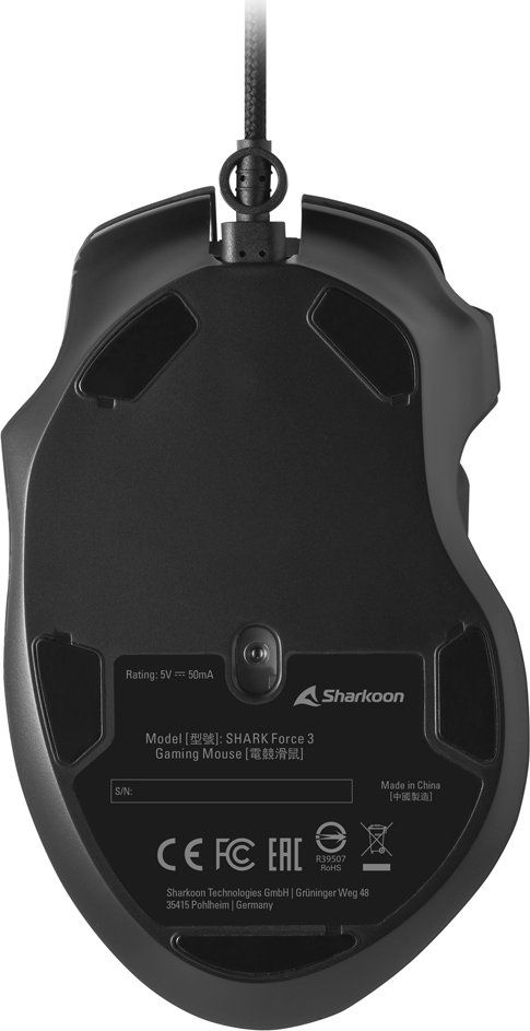 Sharkoon Shark Force 3 RGB Mouse Black