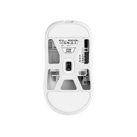 Pulsar X2 CrazyLight Wireless Gaming Mouse Uyuni White