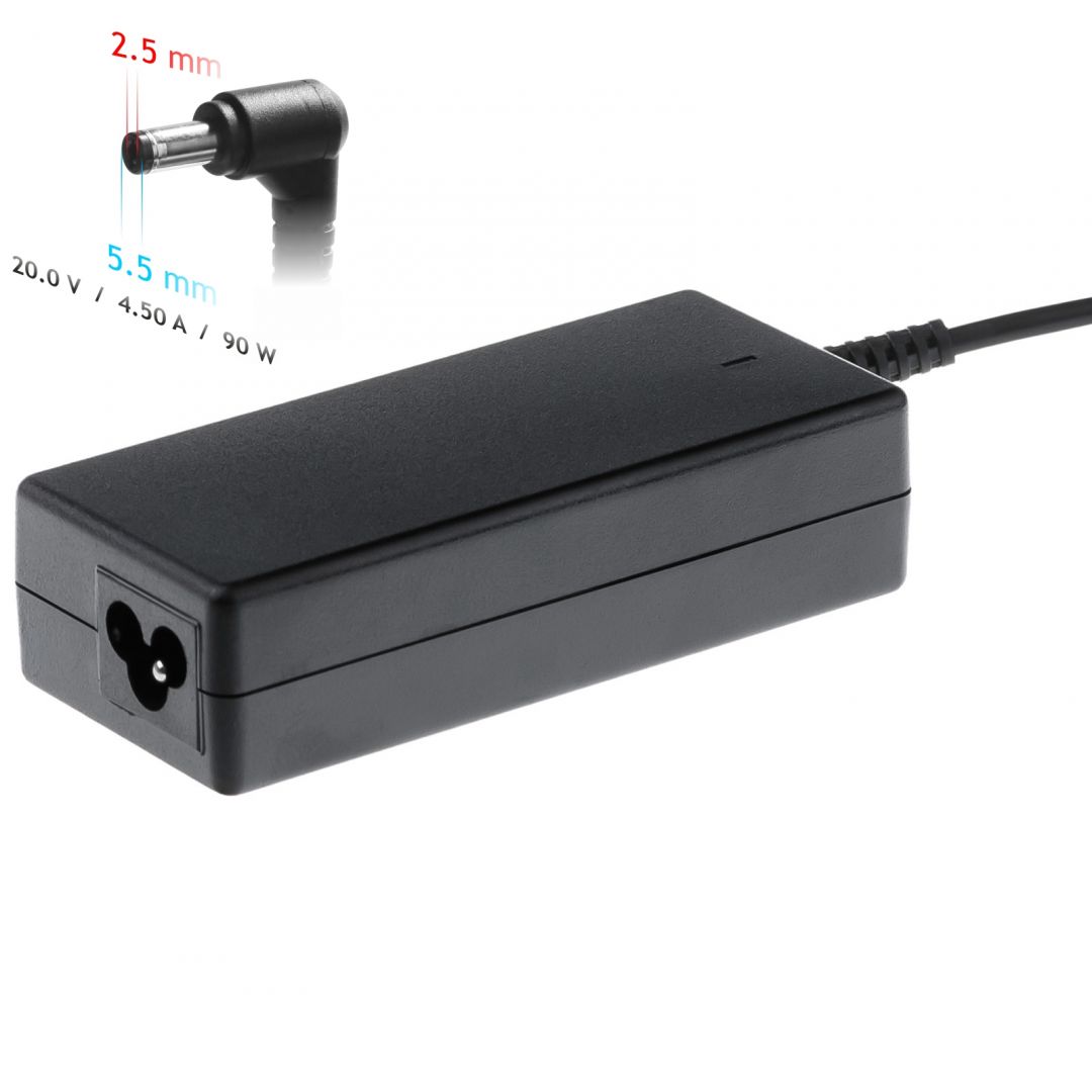 Akyga AK-ND-71 20V / 4,5A 90W 5,5x2,5mm Lenovo hálózati notebook töltő