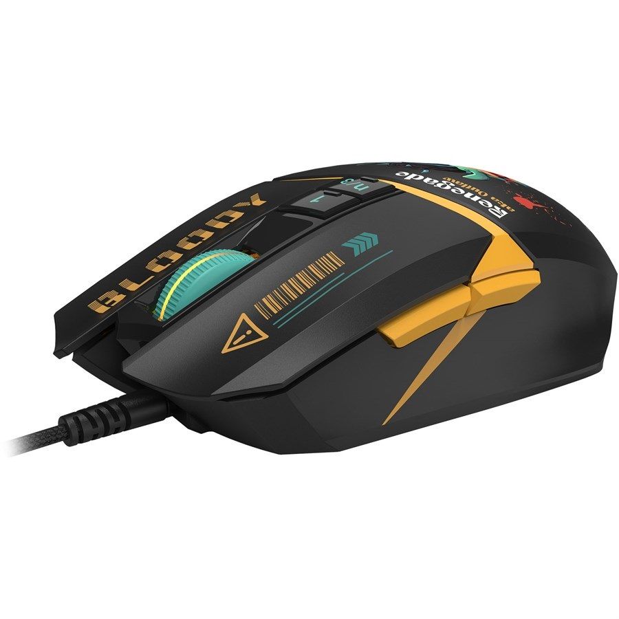 A4-Tech Bloody W63 Max Renegade Midnight RGB Gaming mouse Black