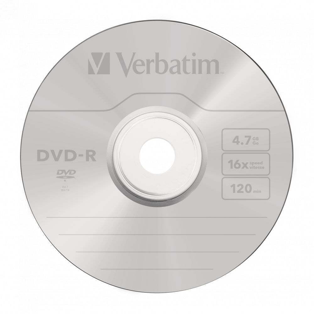 Verbatim DVD-R 4,7Gb 16x Zsugor 50db/csomag (50-es címke)