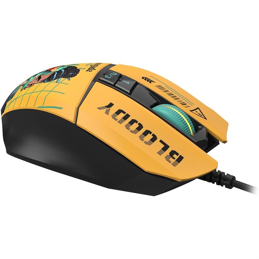 A4-Tech Bloody W63 Max Renegade Sunset RGB Gaming mouse Orange