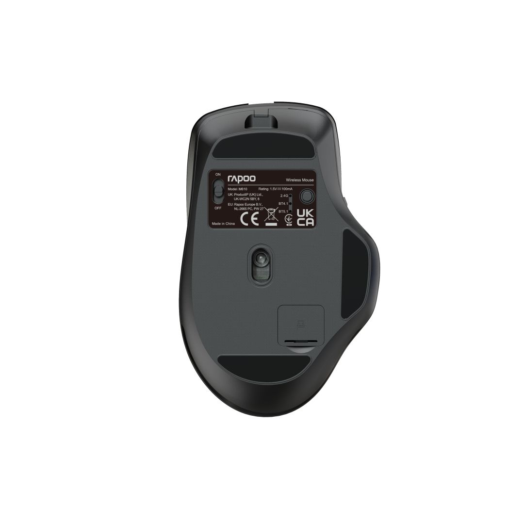 Rapoo M610 Multi-mode Wireless Bluetooth Mouse Black