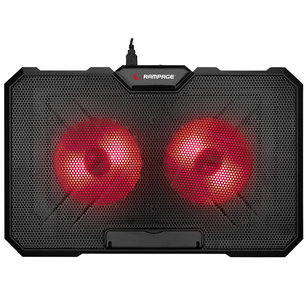 Rampage AD-RC12 Gamezone RGB Notebook hűtő Black