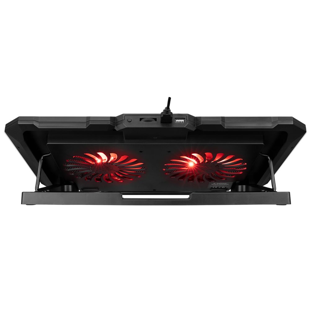 Rampage AD-RC12 Gamezone RGB Notebook hűtő Black
